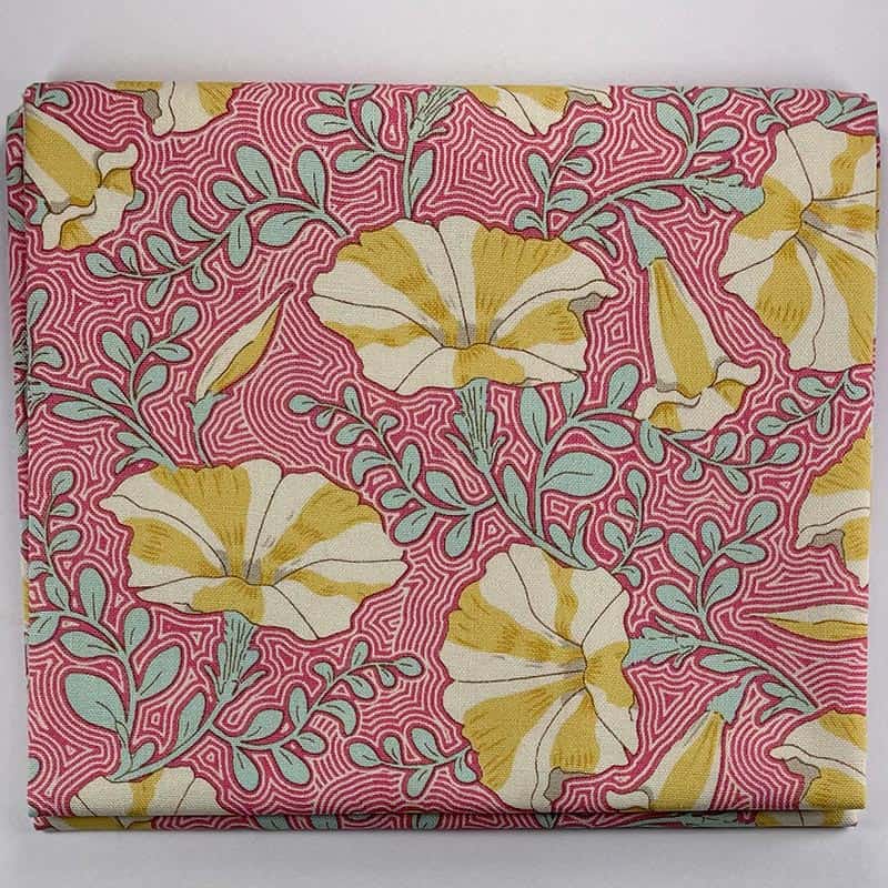 Fat Quarter – Tilda – Gardenlife Collection by Tone Finnanger – 100305 – Striped Petunia Pink