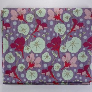 Fat Quarter – Tilda – Gardenlife Collection by Tone Finnanger – 100308 – Nasturtium Lavender