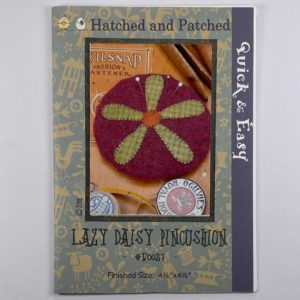 Lazy Daisy Pincushion by Hatched & Patched – F0027