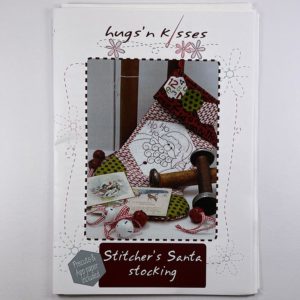 Stitcher’s Santa Stocking by Hugs N Kisses – HNK-151