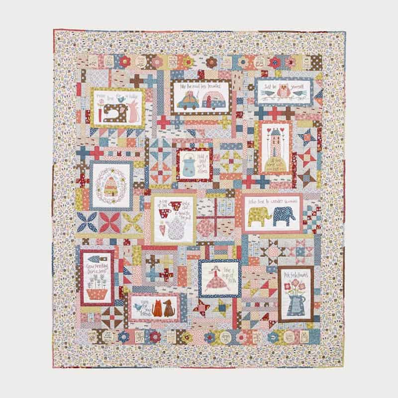 Letter To My Daughter by Natalie Bird – Homespun’s 2021 BOM “Fabric Only Kit”