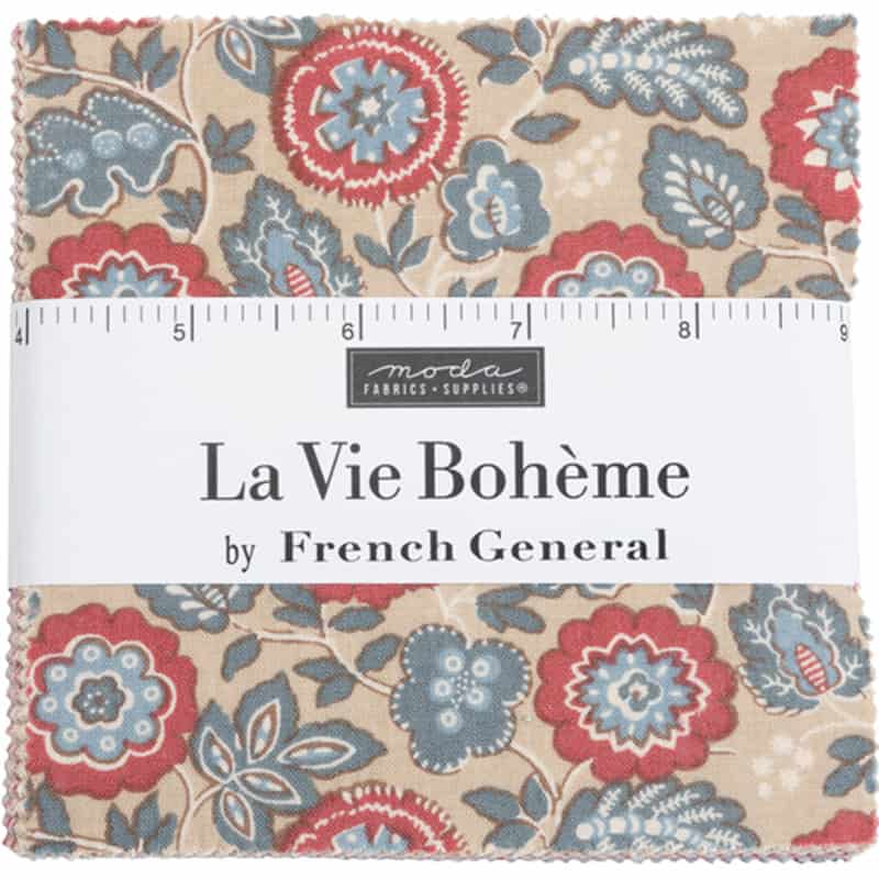 La Vie Boheme by French General – Charm Pack – 13900PP