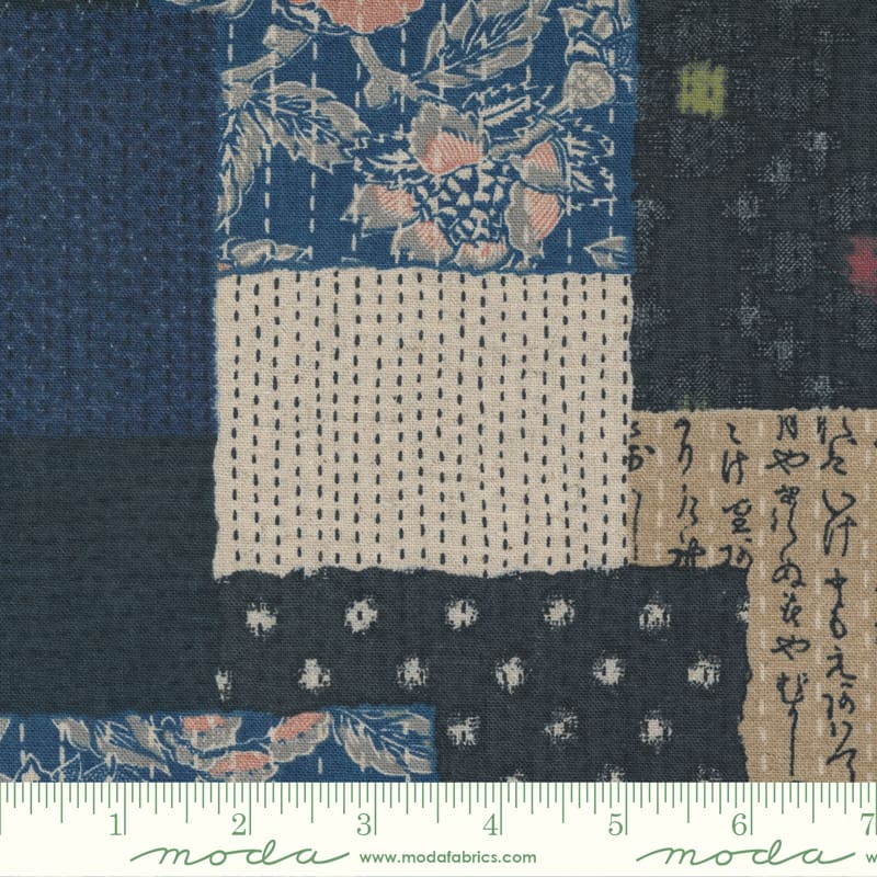 Yukata Boro Mochi Linen Multi by Debbie Maddy – M48072-13L