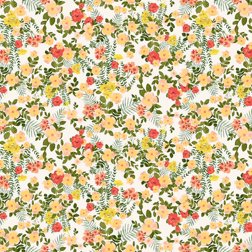 Daydreams Packed Floral by Kendra Binney – Y3447-2 Light Cream