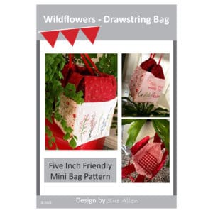 Wildflowers by Sue Allen – Drawstring Bag