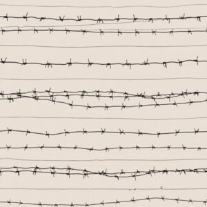 Merino Muster Barbed Wire - 0142Q