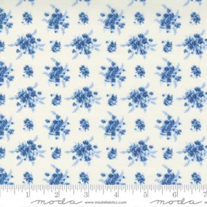 Prairie Days by Bunny Hill Designs - Milk White Blue M299214
