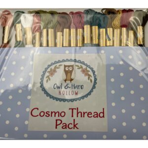 BOM 2023 - Owl & Hare by Natalie Bird - Cosmo Thread Pack
