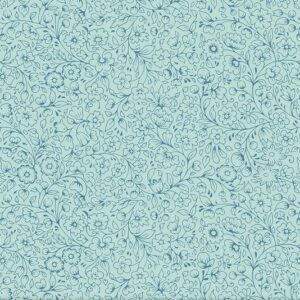 Liberty Fabrics - The Collector's Home - Garden Silhouette - Light Blue 01666806D