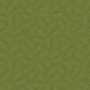 Maywood Studio Fabric - Adelaide - Green Butterfly Tonal - MAS10286-G
